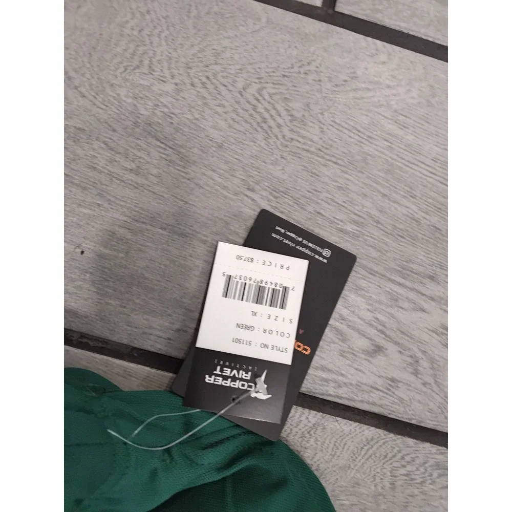 Copper Rivet Active Mens Green Challenge Track Shorts 88 Fast Mesh Lined XL New